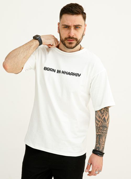 Футболка Oversize Born White Фото 2