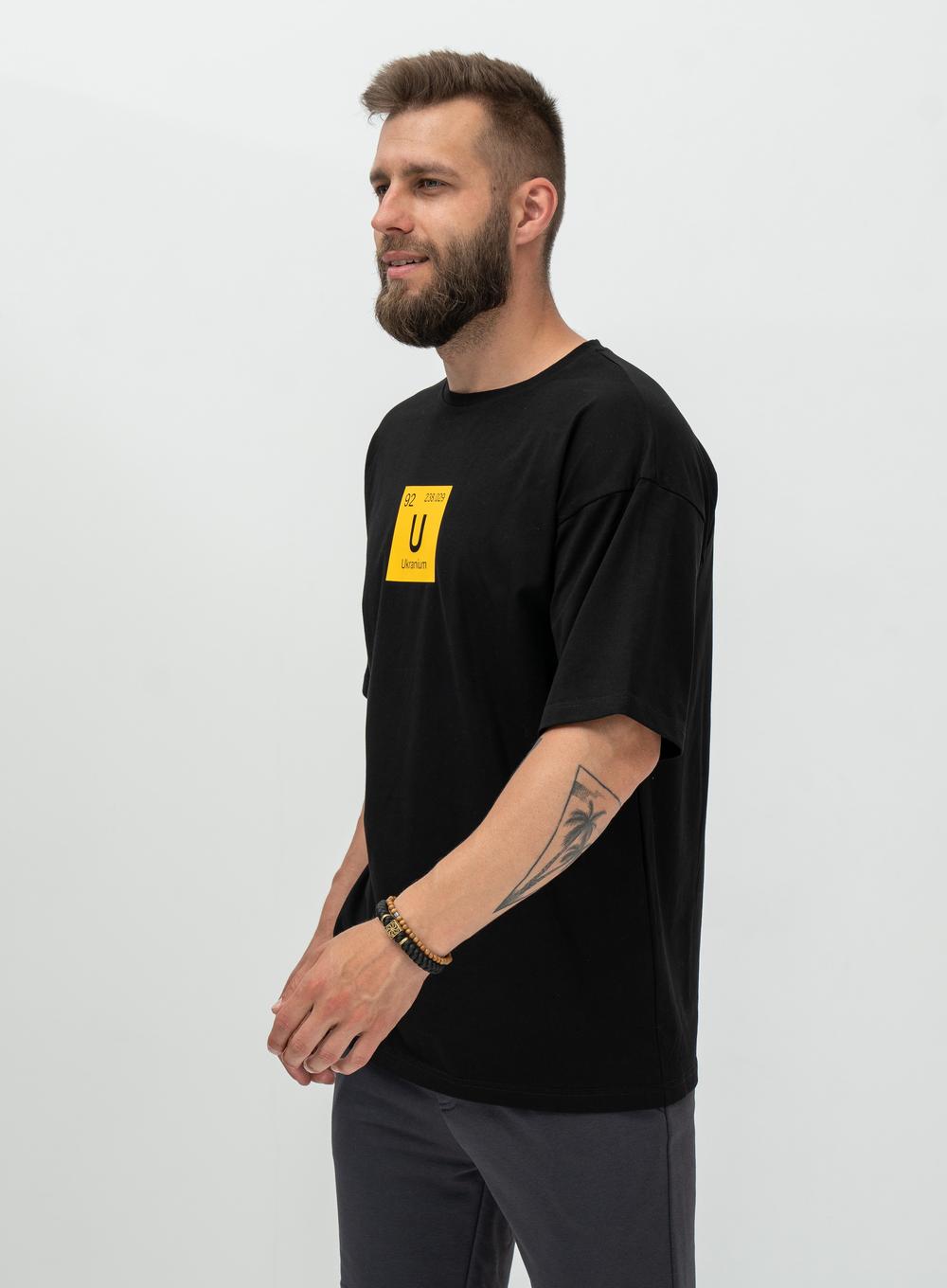 Футболка Oversize Ukranium Black