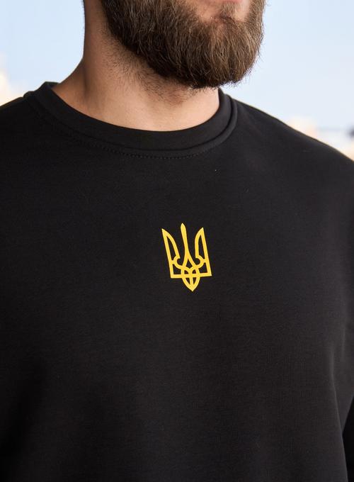 Свитшот Wou French Тризуб Black
