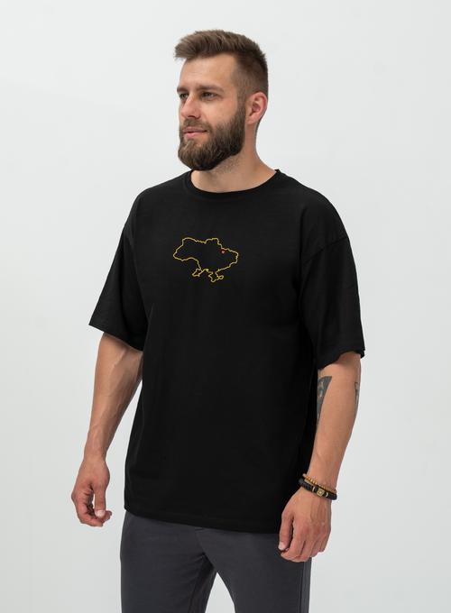 T-shirt Oversize From Kharkiv with love Black