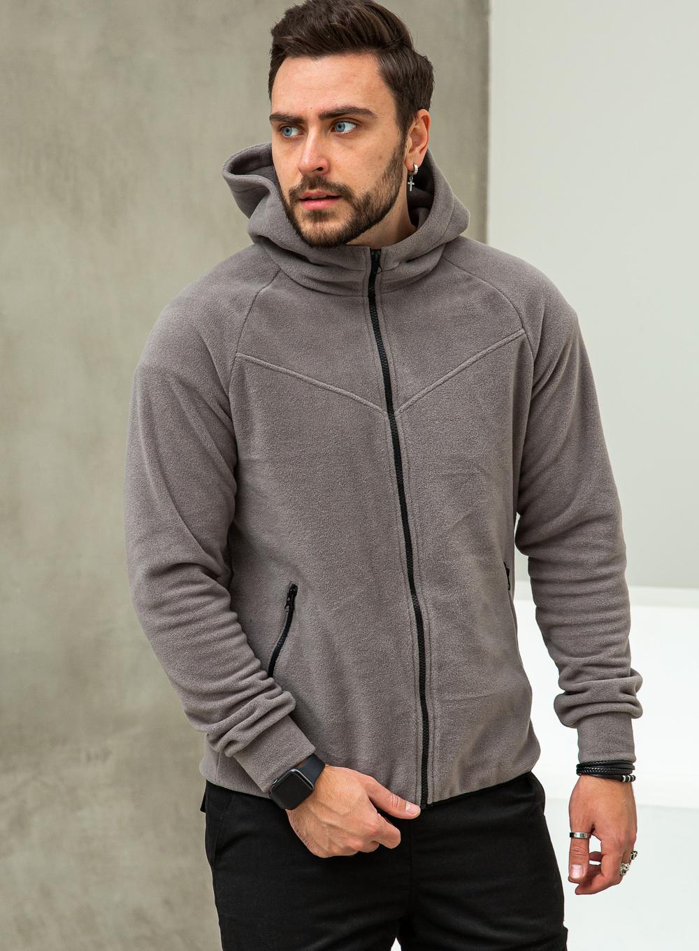 Теплое худи Gazza Fleece Grey