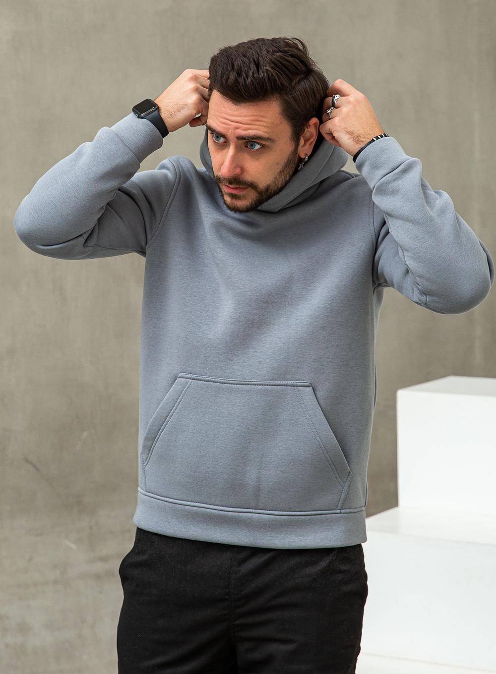 Теплий балахон Hood Dark Grey