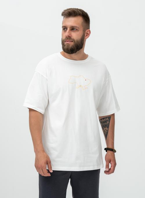 Футболка Oversize From Kharkiv with love White