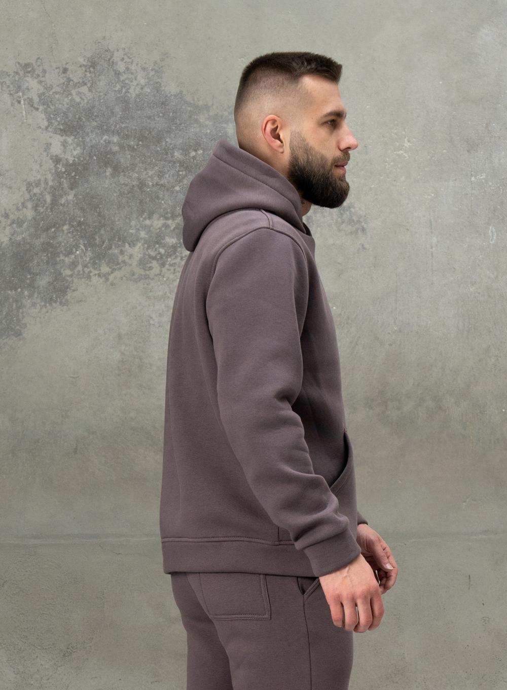 Теплий балахон Hood Chocolate Plum