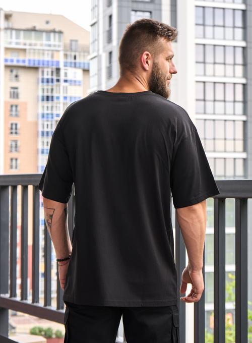 Футболка Oversize Тризуб Black