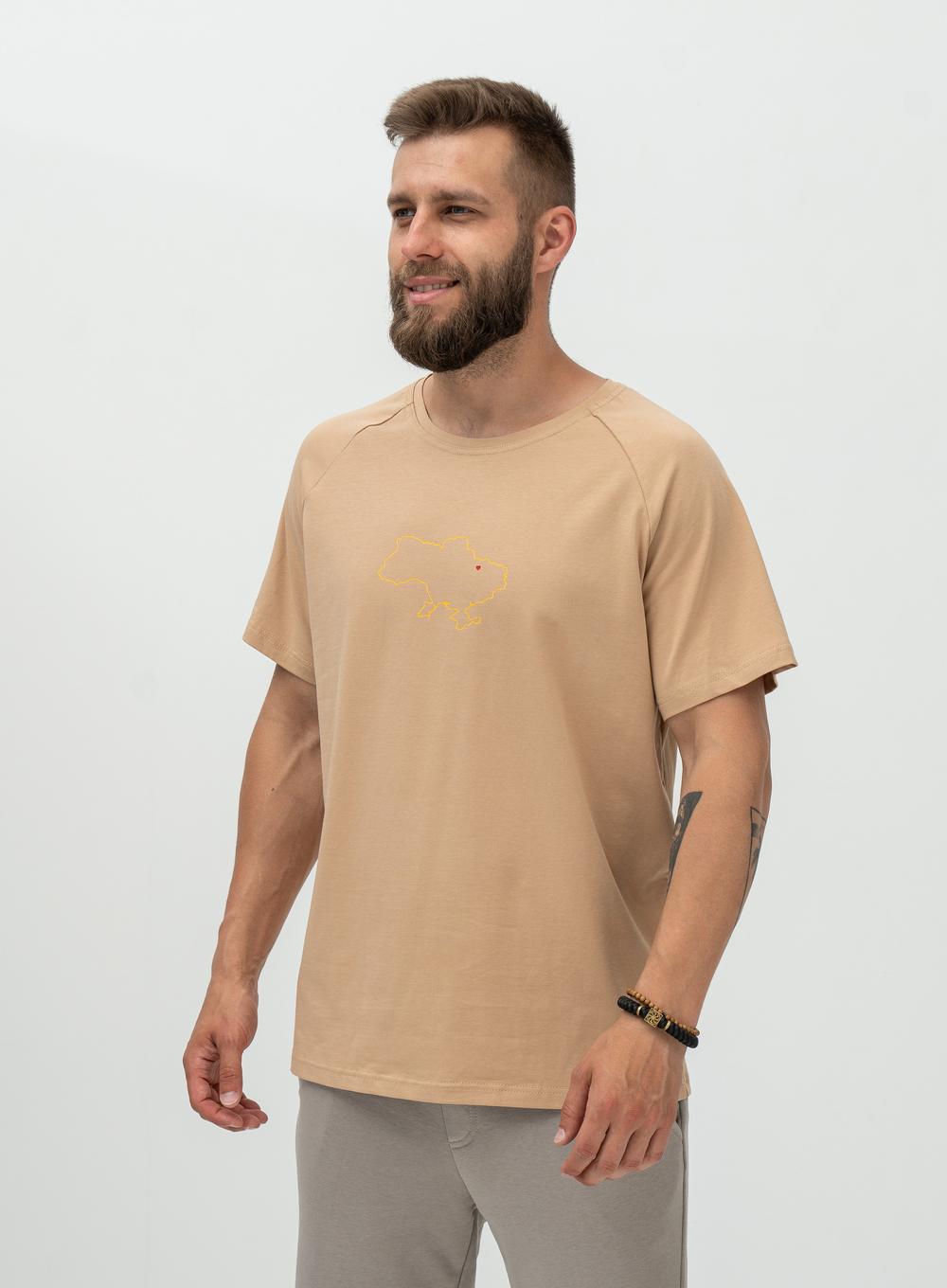 Футболка Sol From Kharkiv with love Beige