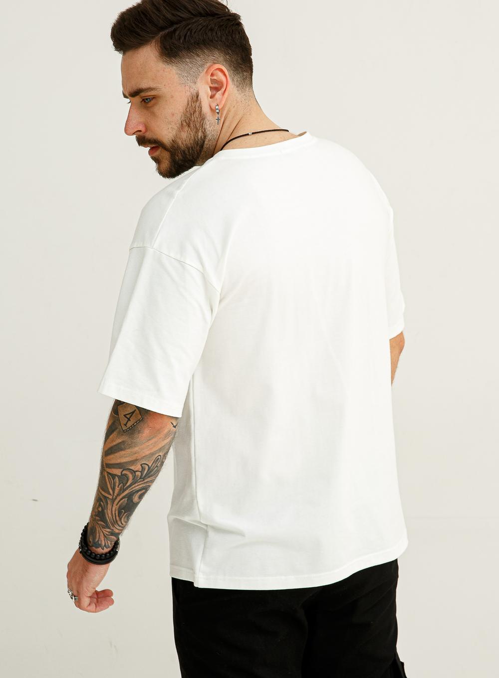 Футболка Oversize Made White
