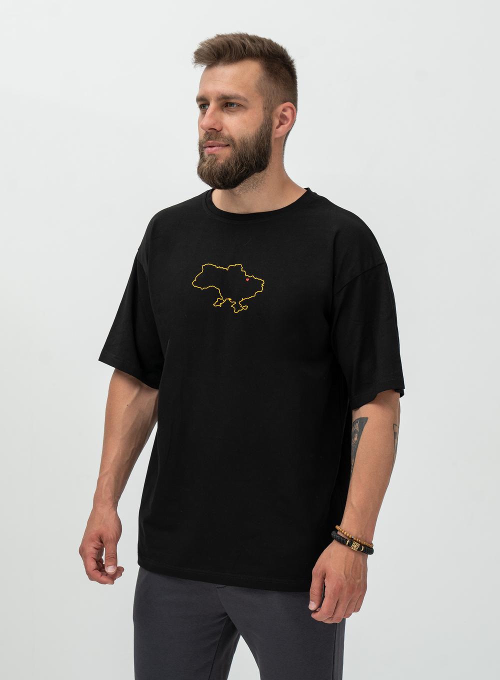 T-shirt Oversize From Kharkiv with love Black