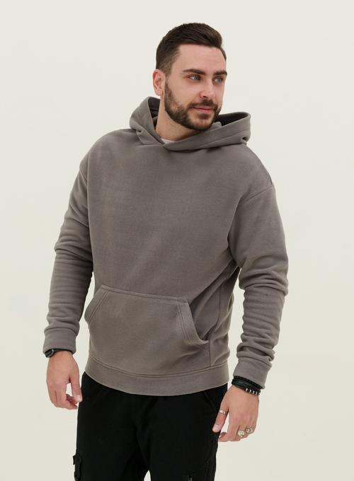 Теплый балахон Oversize Polar Grey Фото 2