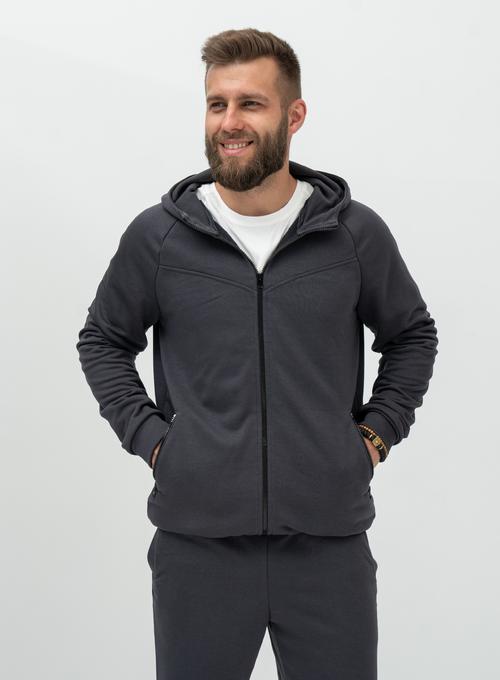 Hoodie Gazza French Graphite