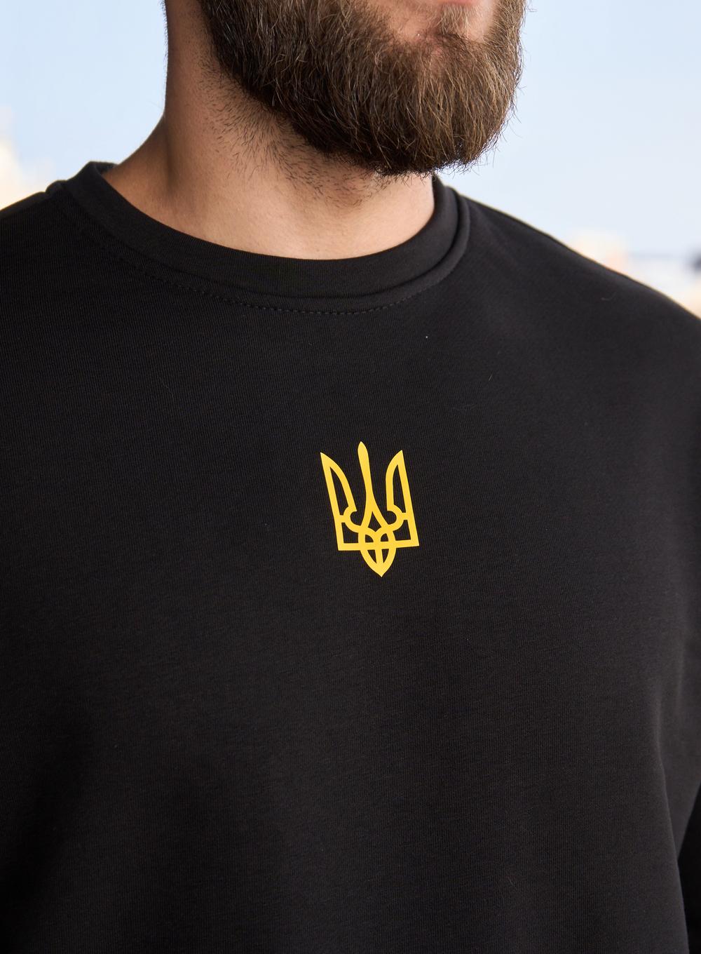 Свитшот Wou French Тризуб Black