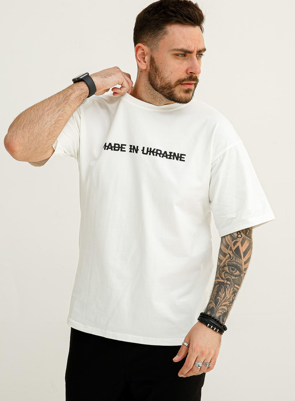 Футболка Oversize Made White