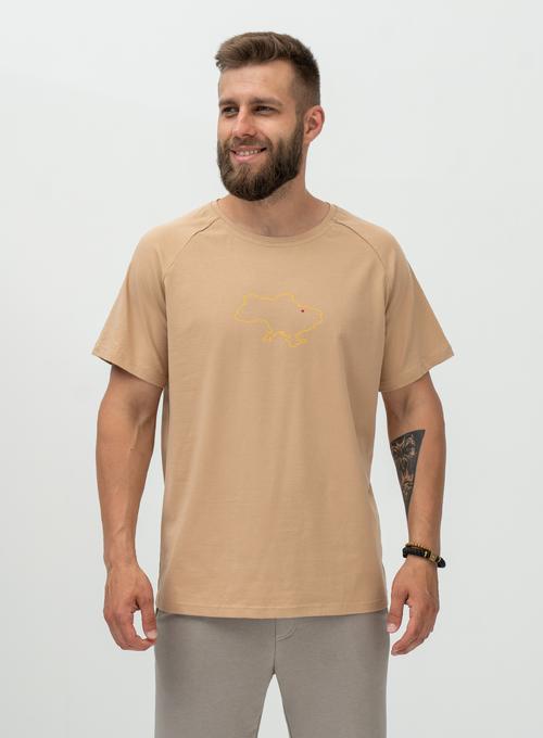 Футболка Sol From Kharkiv with love Beige