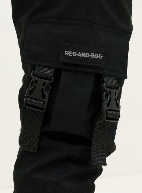 Теплі карго-штани Snap Black