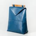 Backpack Leather Navy