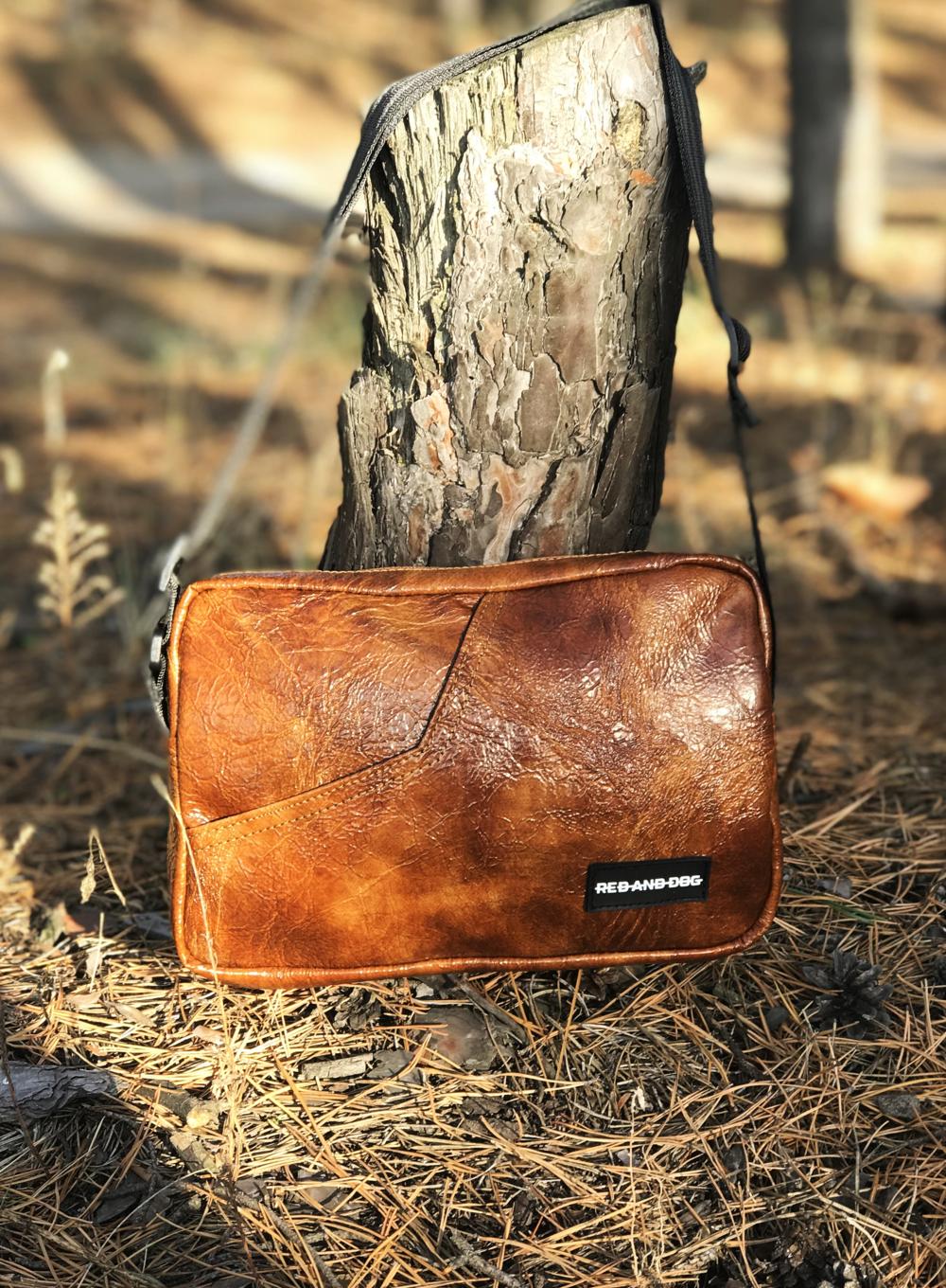 Сумка на плечо Newton Leatherette Brown Bright
