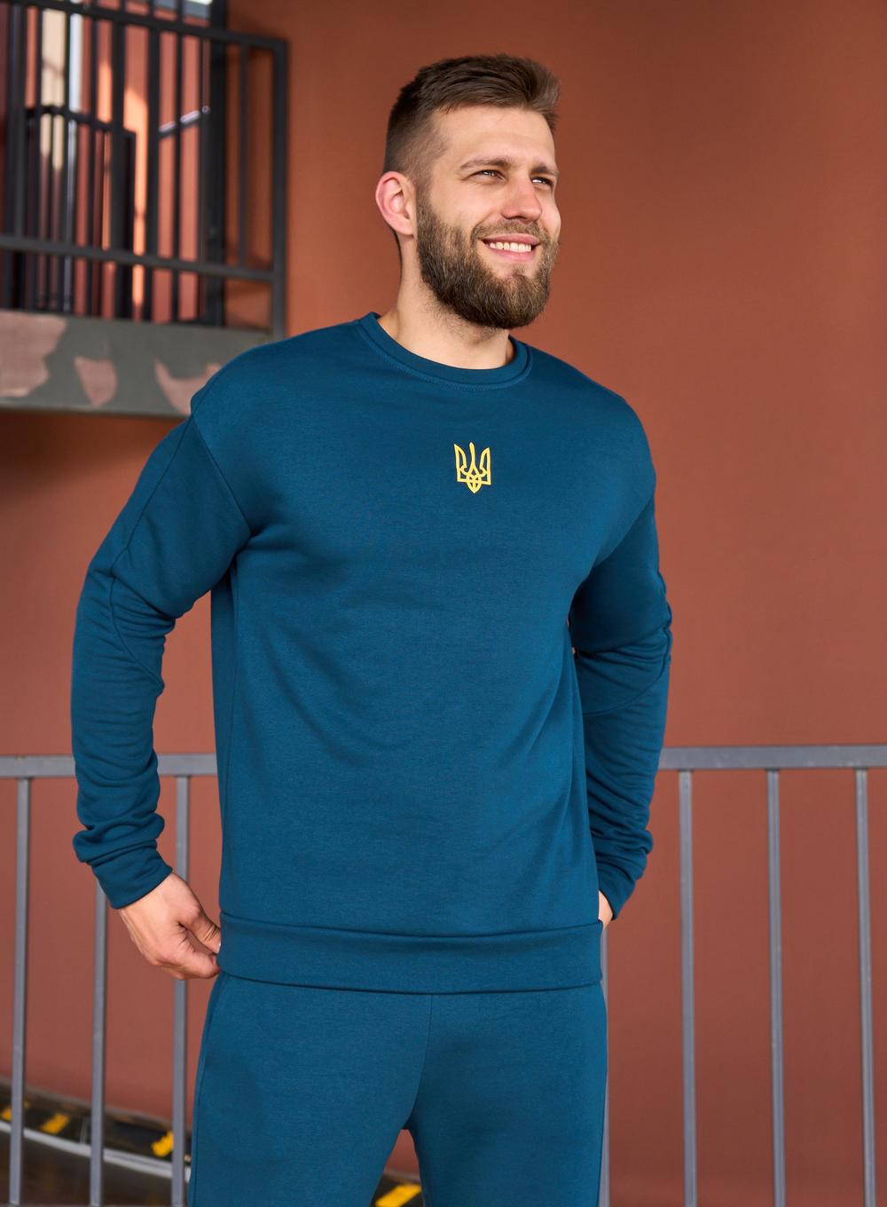 Світшот Wou French Тризуб Navy