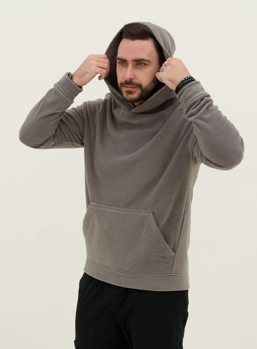 Теплый балахон Oversize Polar Grey
