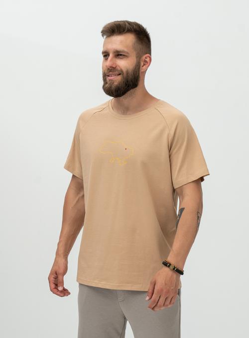 Футболка Sol From Kharkiv with love Beige