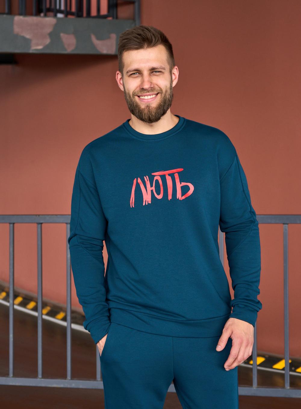 Свитшот Wou French ЛЮТЬ Navy