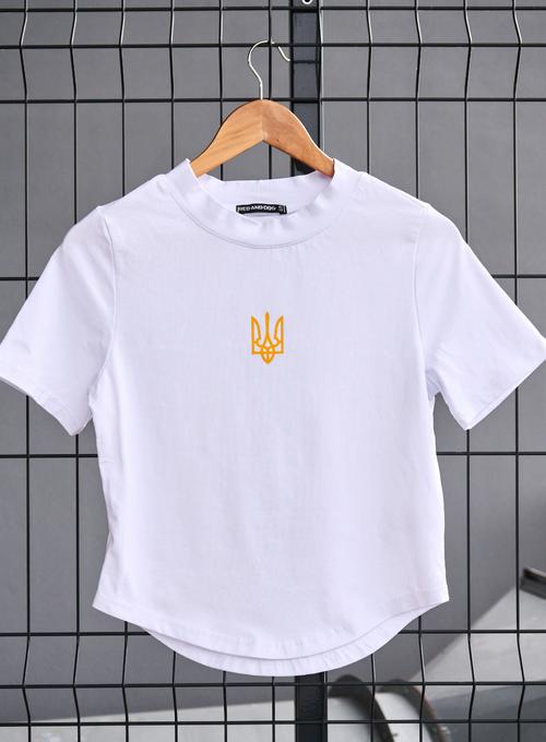 Футболка Vert Тризуб White