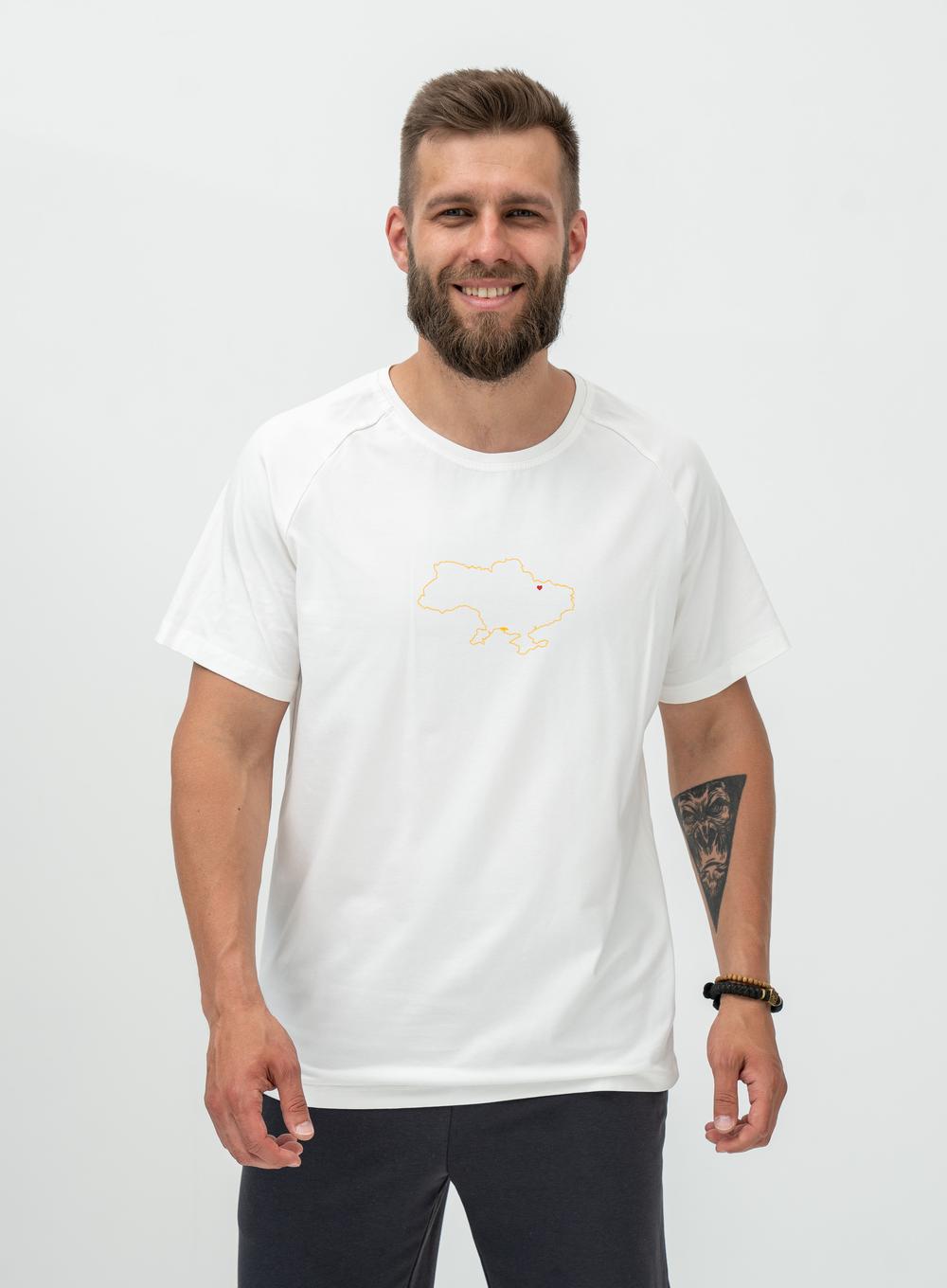 Футболка Sol From Kharkiv with love White