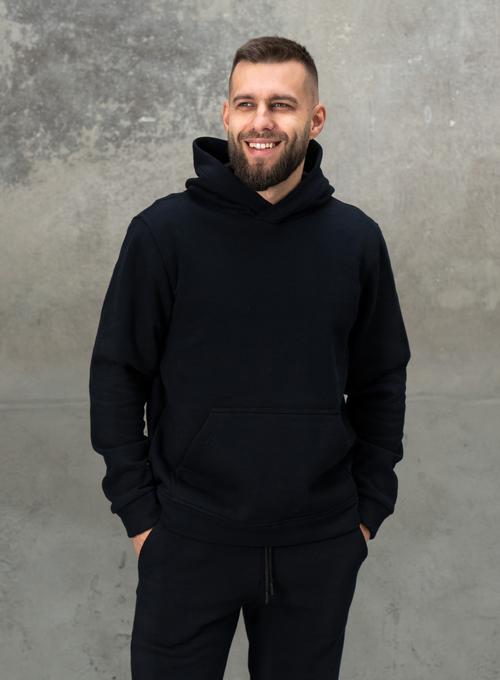 Теплий балахон Hood Lacoste Raven Black Фото 2