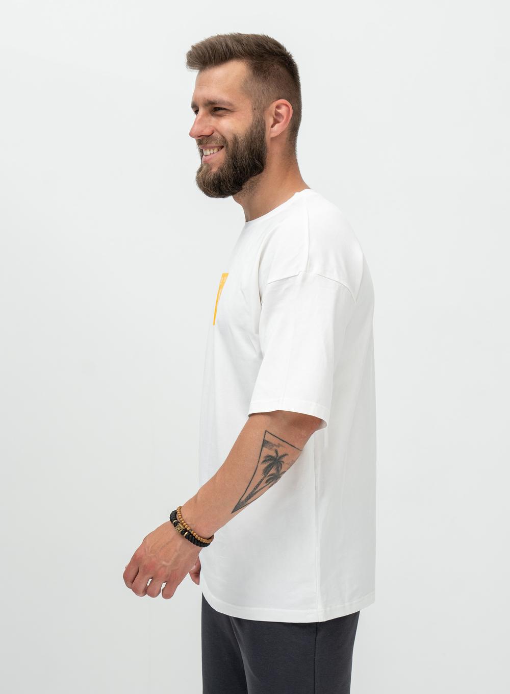 Футболка Oversize Ukranium White