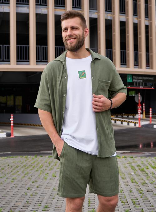 Сорочка Sam Khaki