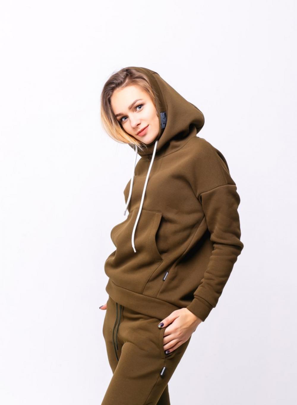 Warm hoodie Phoenix Khaki