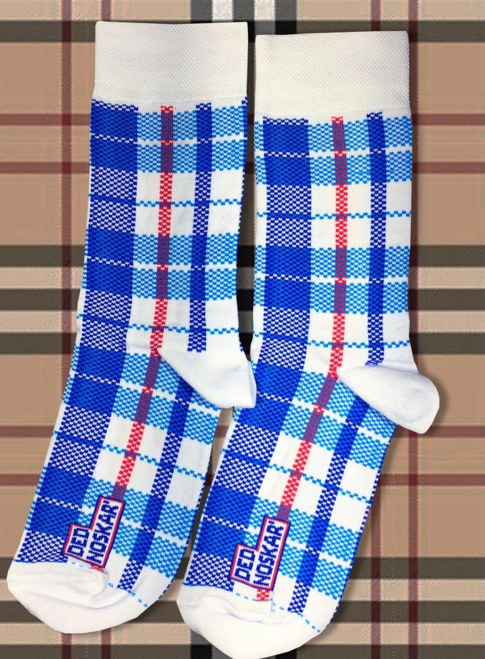 Кольорові шкарпетки Ded Noskar SOVIET BURBERRY