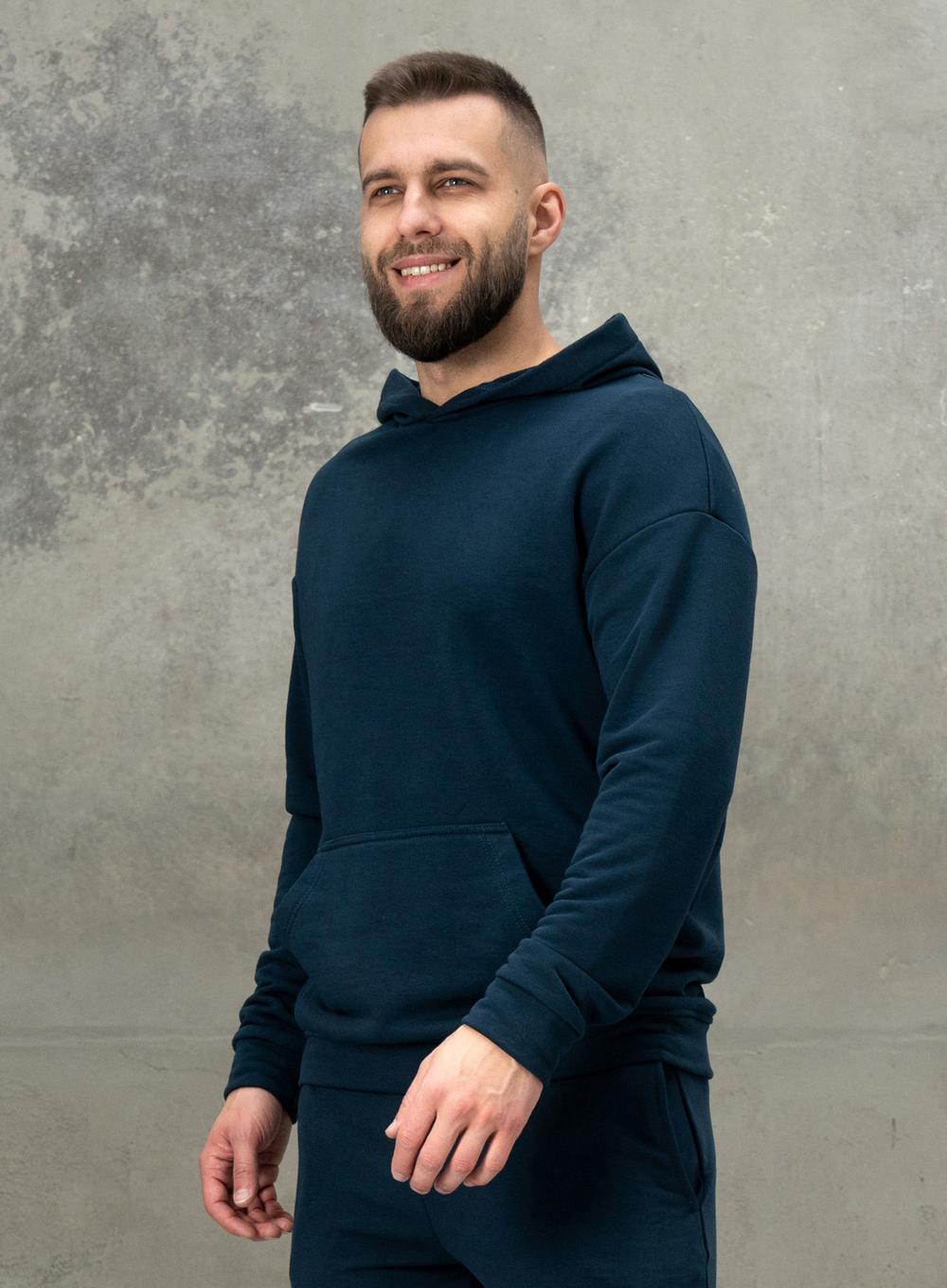 Hoodie Oversize French Navy