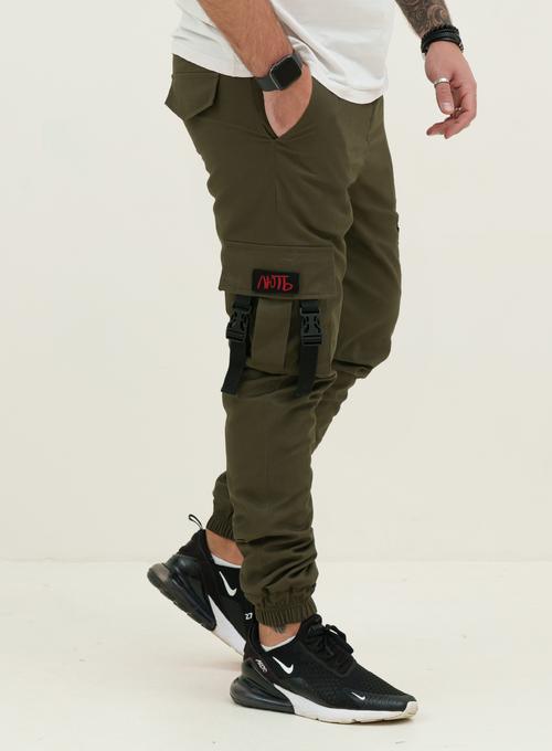 Теплі карго-штани Snap Khaki