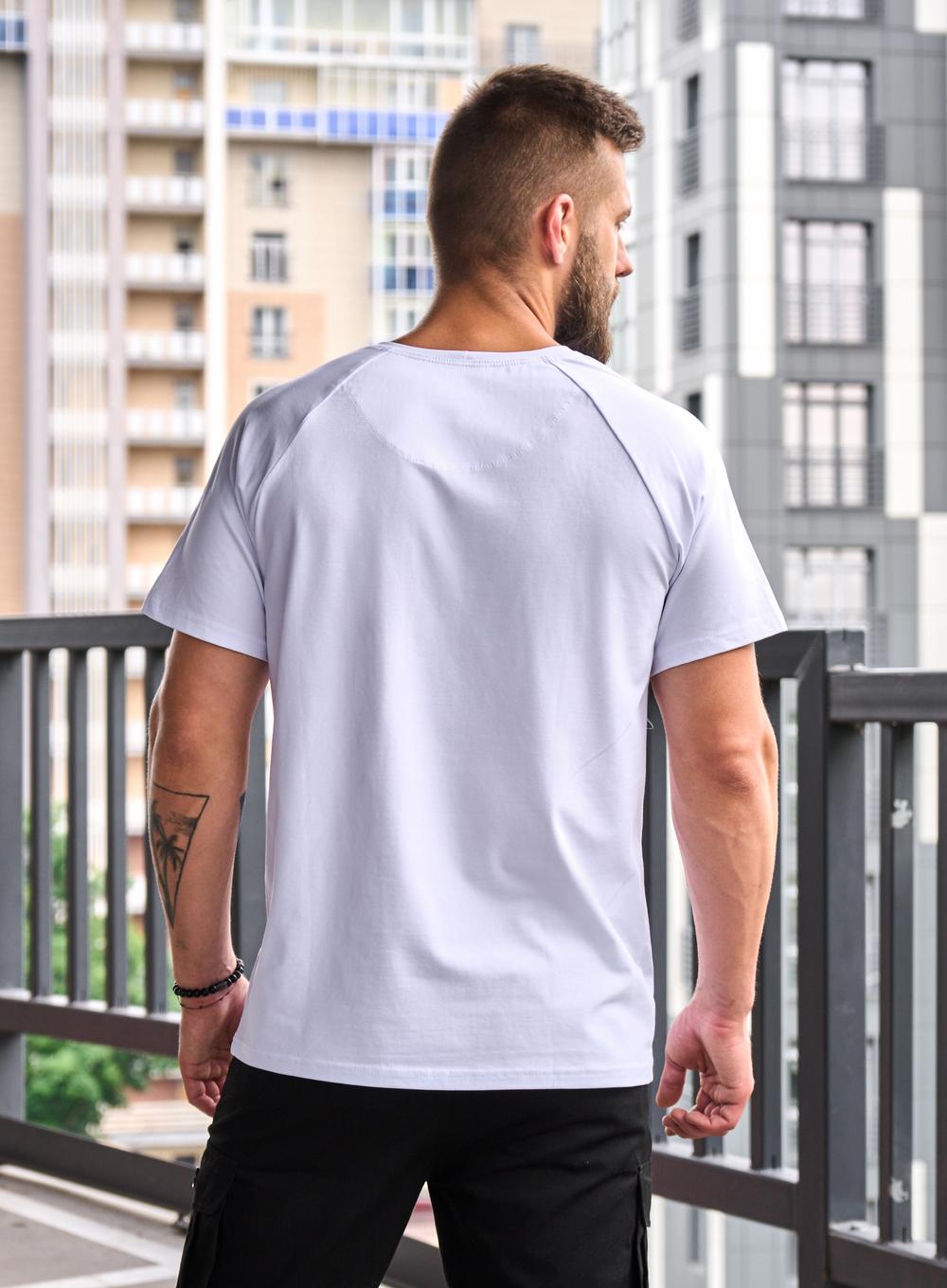 T-shirt Sol Тризуб White