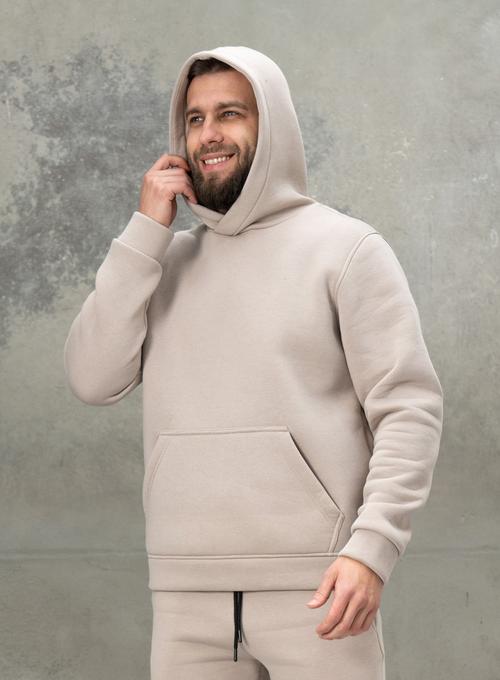 Warm hoodie Hood Sand