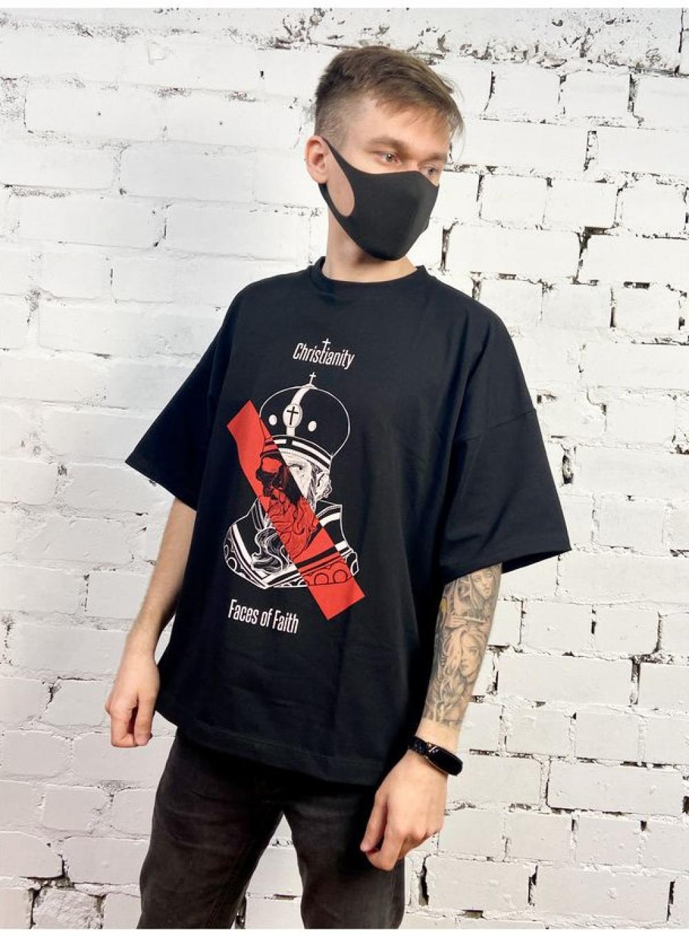 Футболка Oversize Православие Black