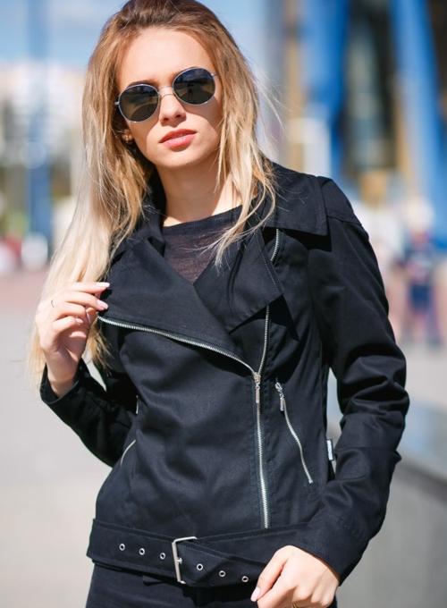 Бомбер Son Suede Black