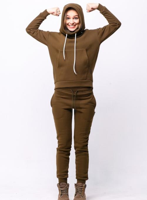 Warm hoodie Phoenix Khaki