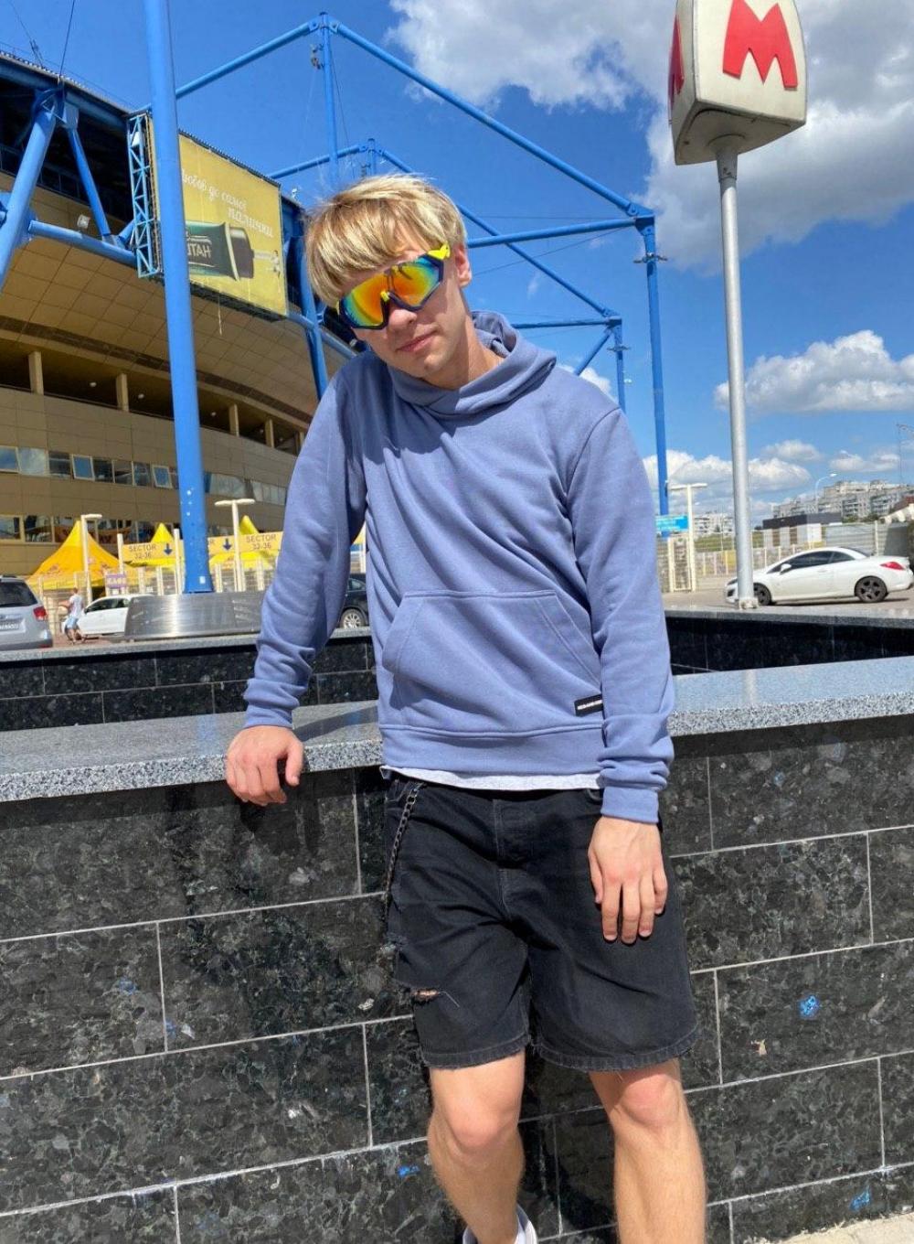 Hoodie Head French Azure