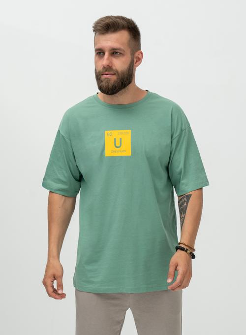 Футболка Oversize Ukranium Olive