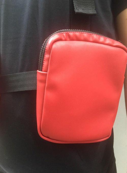 Shoulder bag Twins Leatherette Red