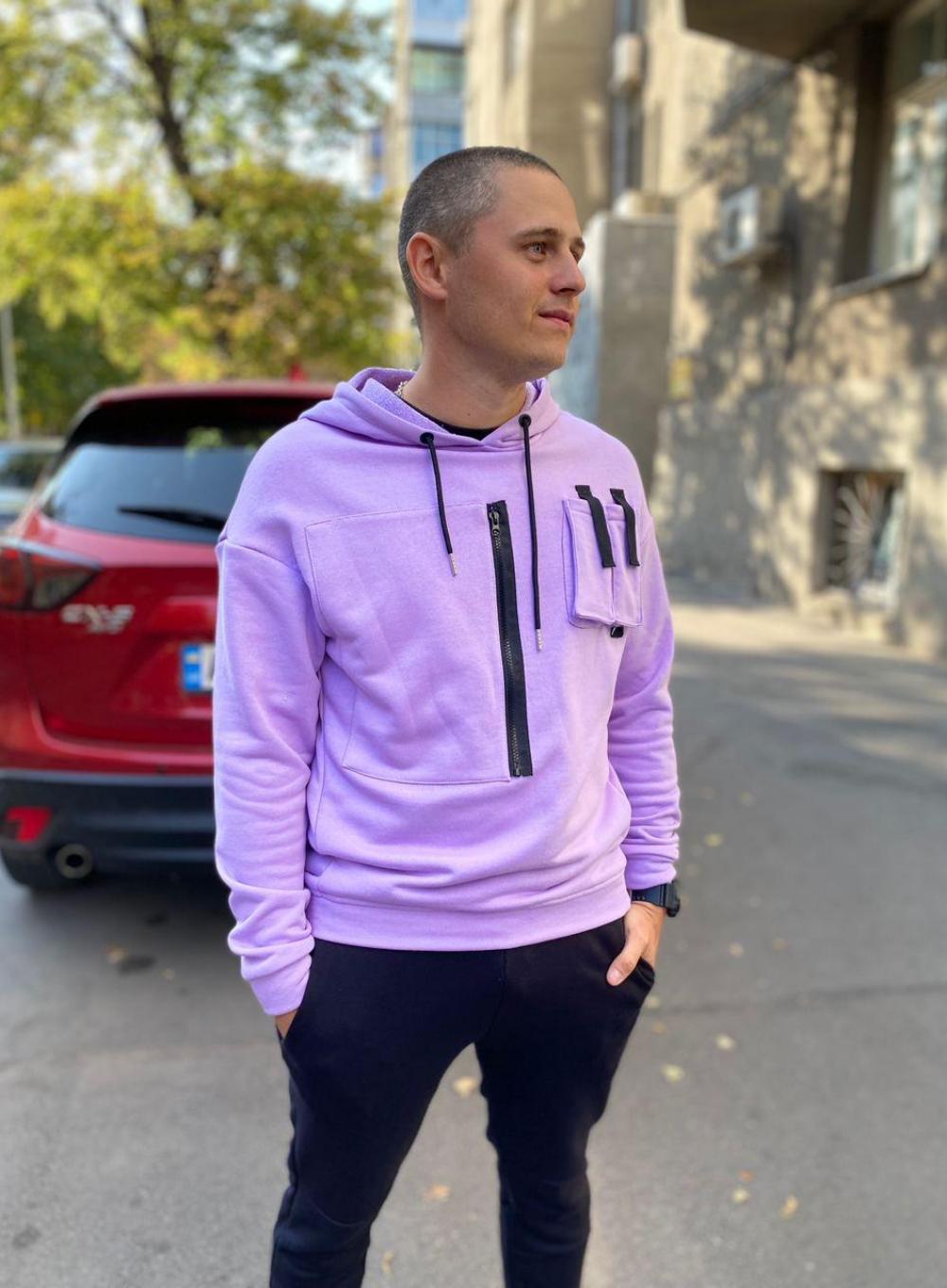 Балахон Oversize Pocket Purple