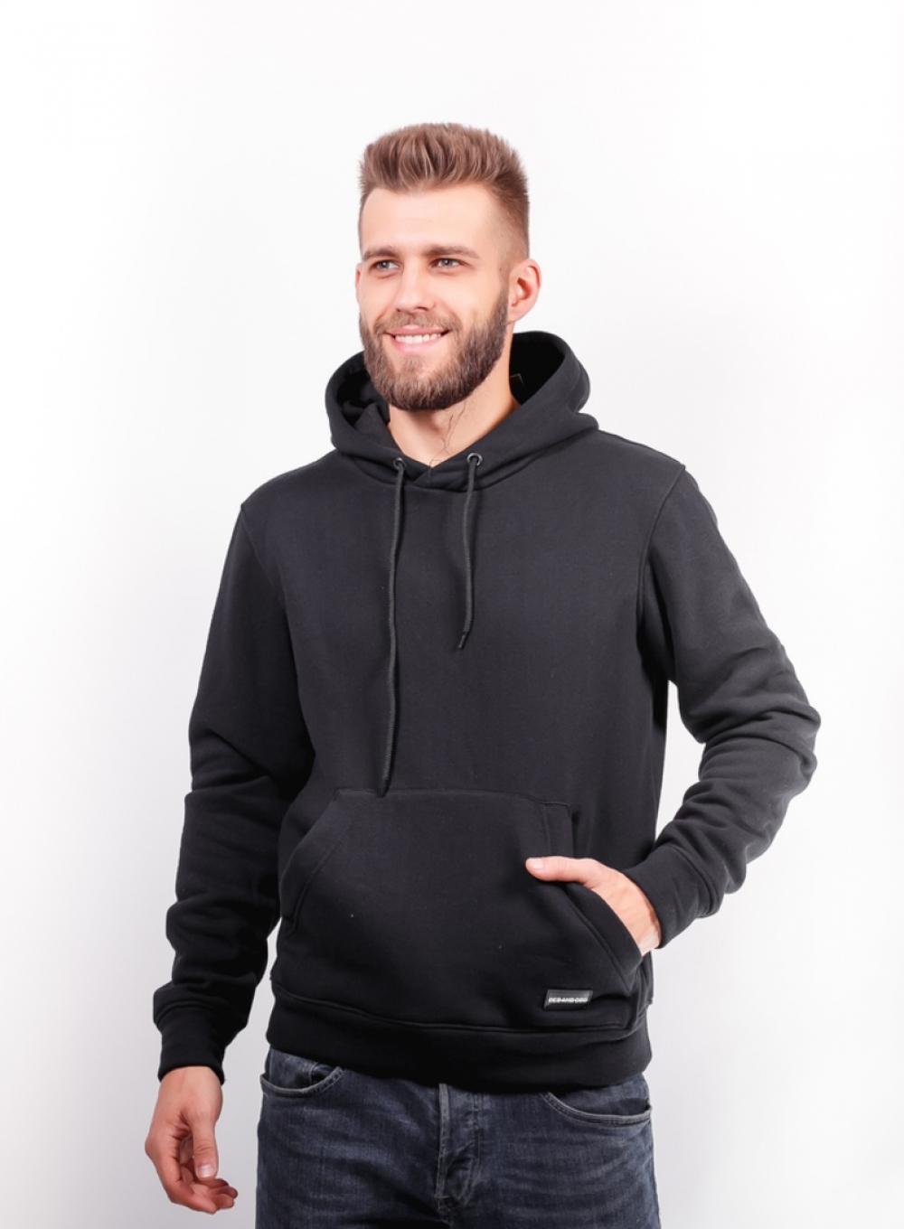 Warm hoodie Head Black
