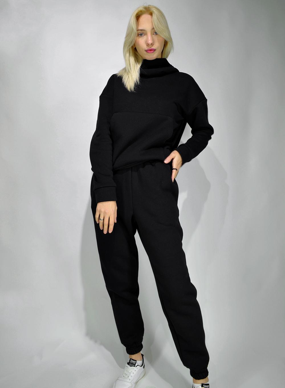 Теплий жіночий костюм WSW001 Black