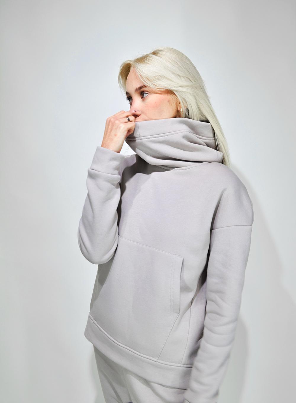 Теплий балахон Phoenix Light Grey