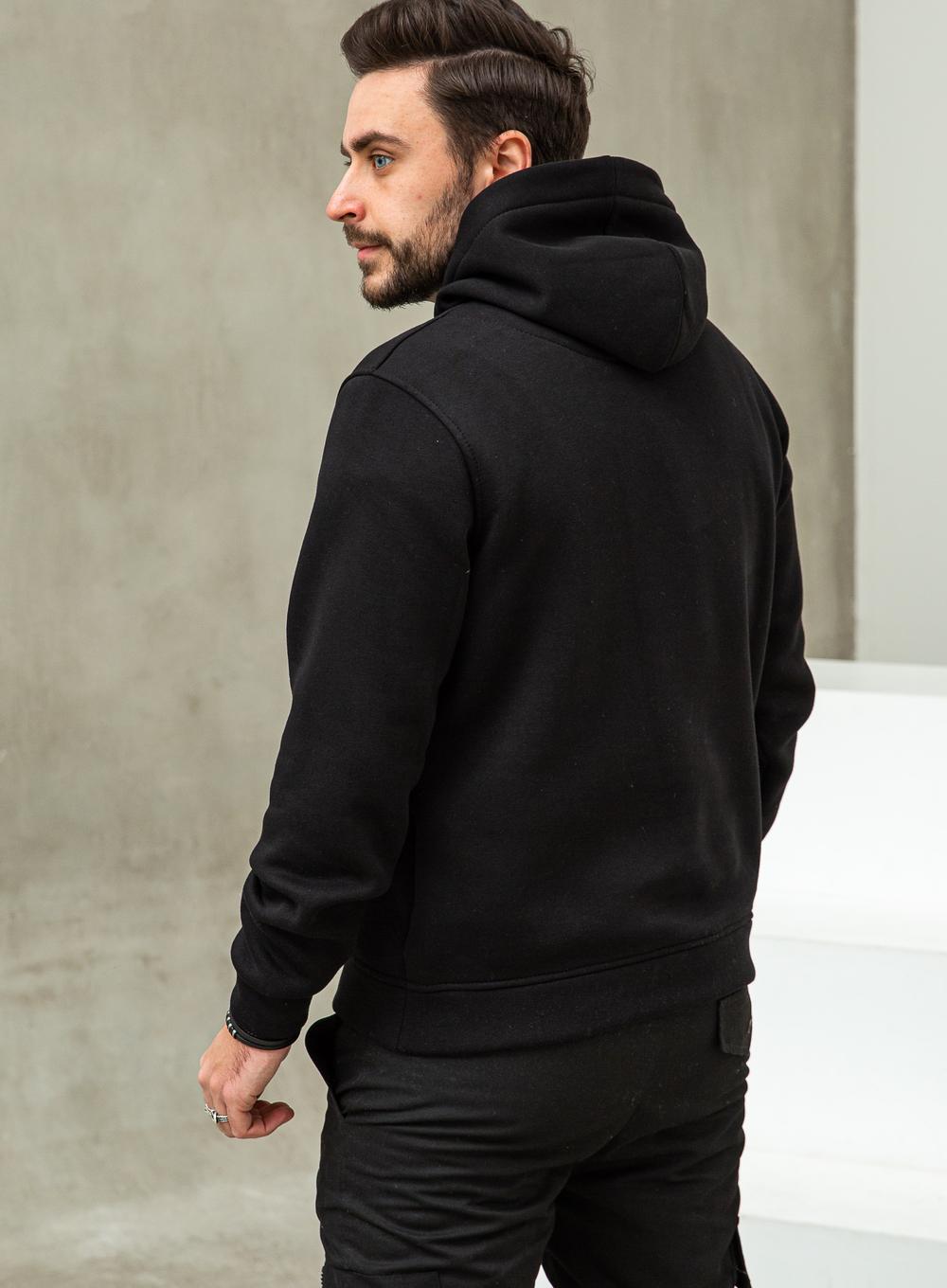 Теплий балахон Hood Black