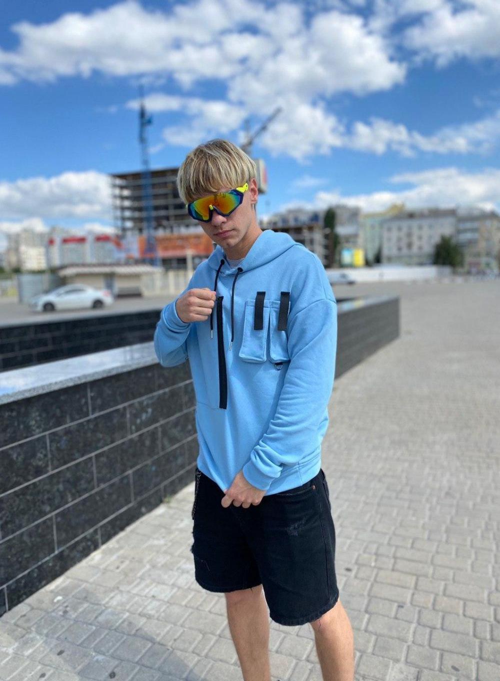Балахон Oversize Pocket Blue