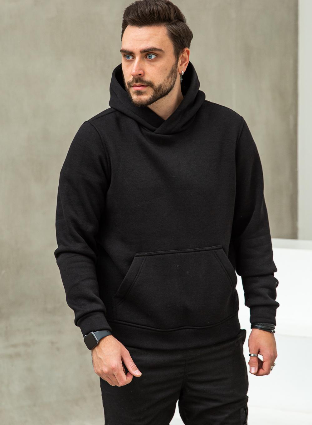 Теплий балахон Hood Black