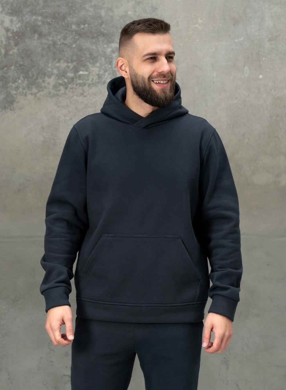 Warm hoodie Hood Lacoste Anthracite