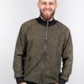 Легкий бомбер Velvet Khaki